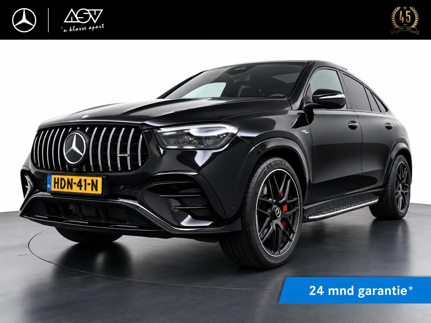 Mercedes-Benz GLE-klasse Coupé AMG 53 Hybrid 4MATIC+ Night, Gebruikt, Zwart, Bedrijf, GLE Coupé
