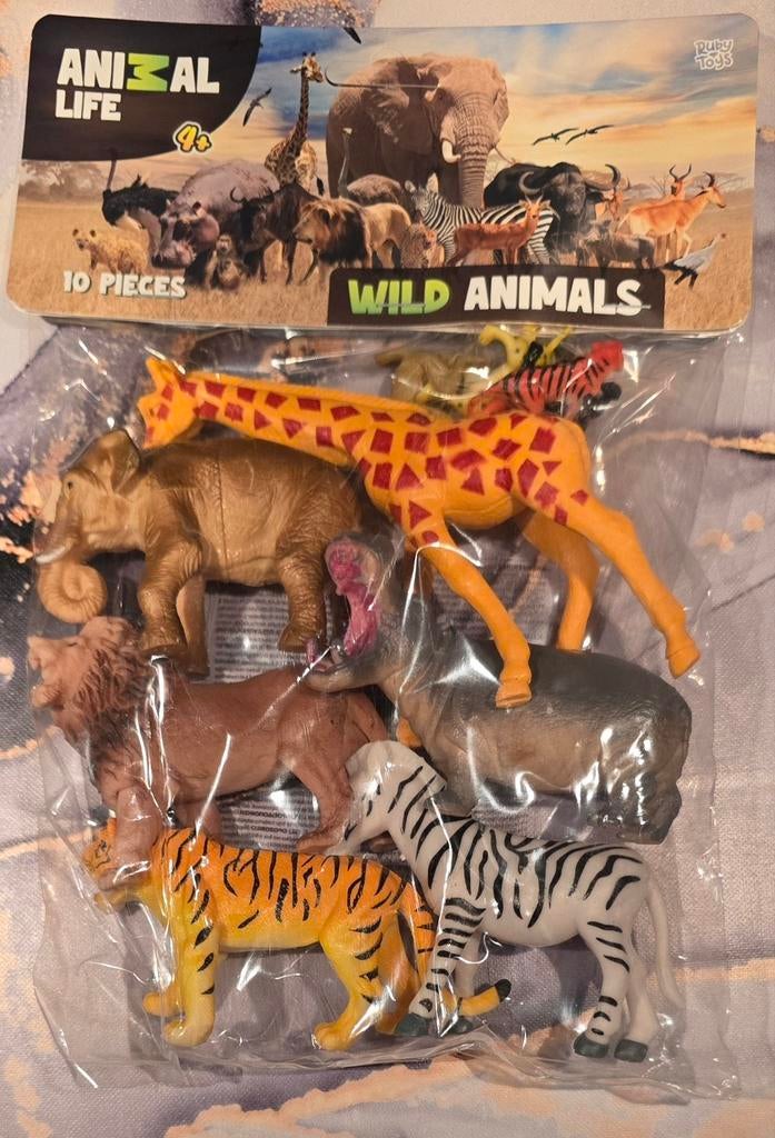 Animal Life 10 stuks Wild Animals, Ophalen of Verzenden, Nieuw, Overige typen