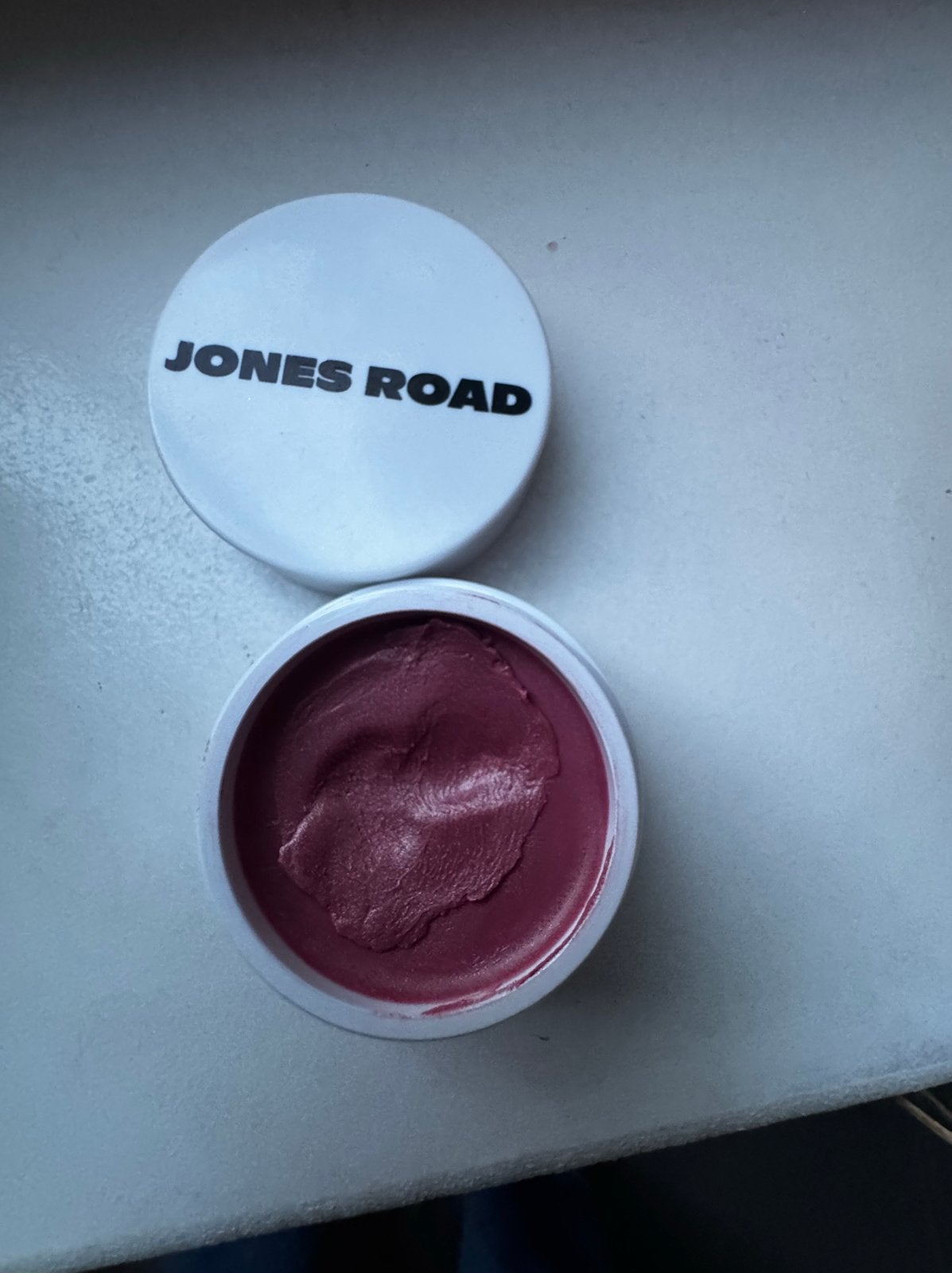 Jones Road Miracle Balm Flushed/Empourpre mini, Zo goed als nieuw, Verzenden, Gehele gezicht, Make-up