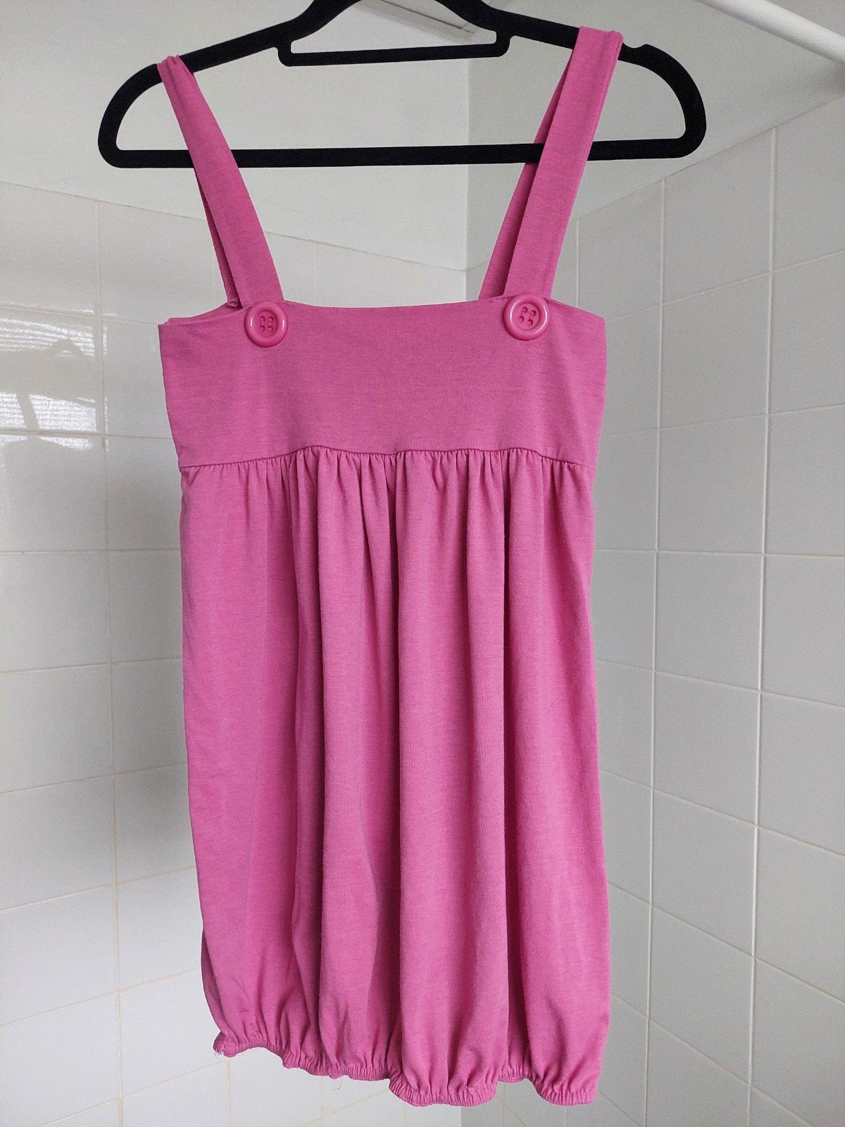 Fuchsia Ballon top, Ophalen of Verzenden