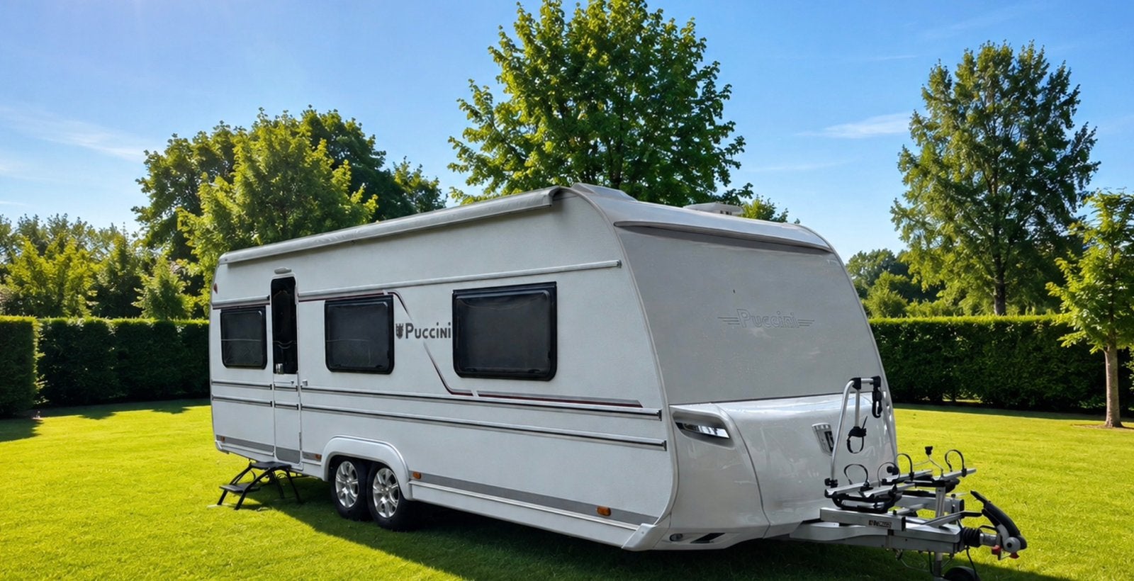 Tabbert Puccini, Caravans en Kamperen, Caravans, Schokbreker, Rondzit, Tabbert, Frans bed