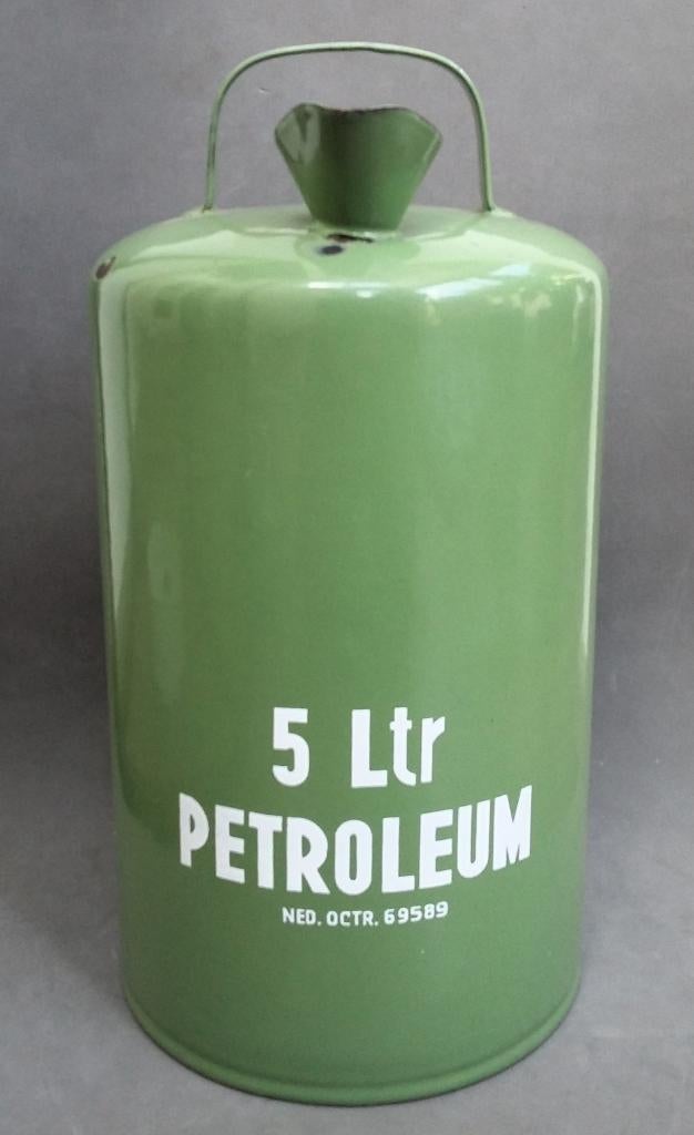 Om 1950 Industrie Auto Garage Werkplaats Oliekan Olie Kan