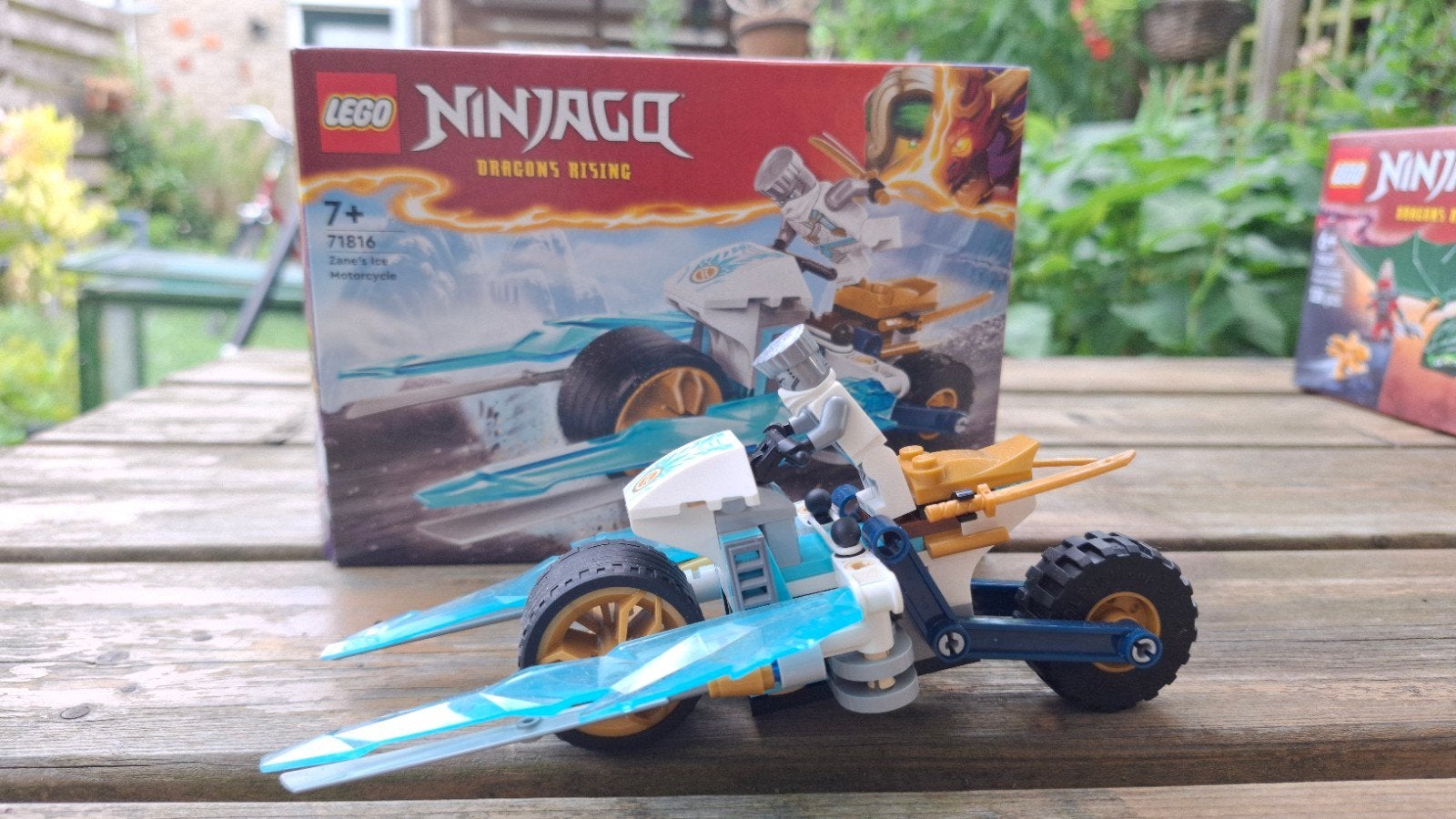 Lego Ninjago 71816 Zanes ice motorcycle, Lego, Ophalen of Verzenden, Zo goed als nieuw, Compleet