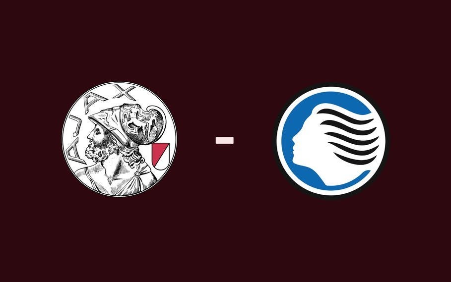 1 x Ajax - Atalanta 407 - rij 3 Conference Leauge, Losse kaart, Eén persoon, Oktober