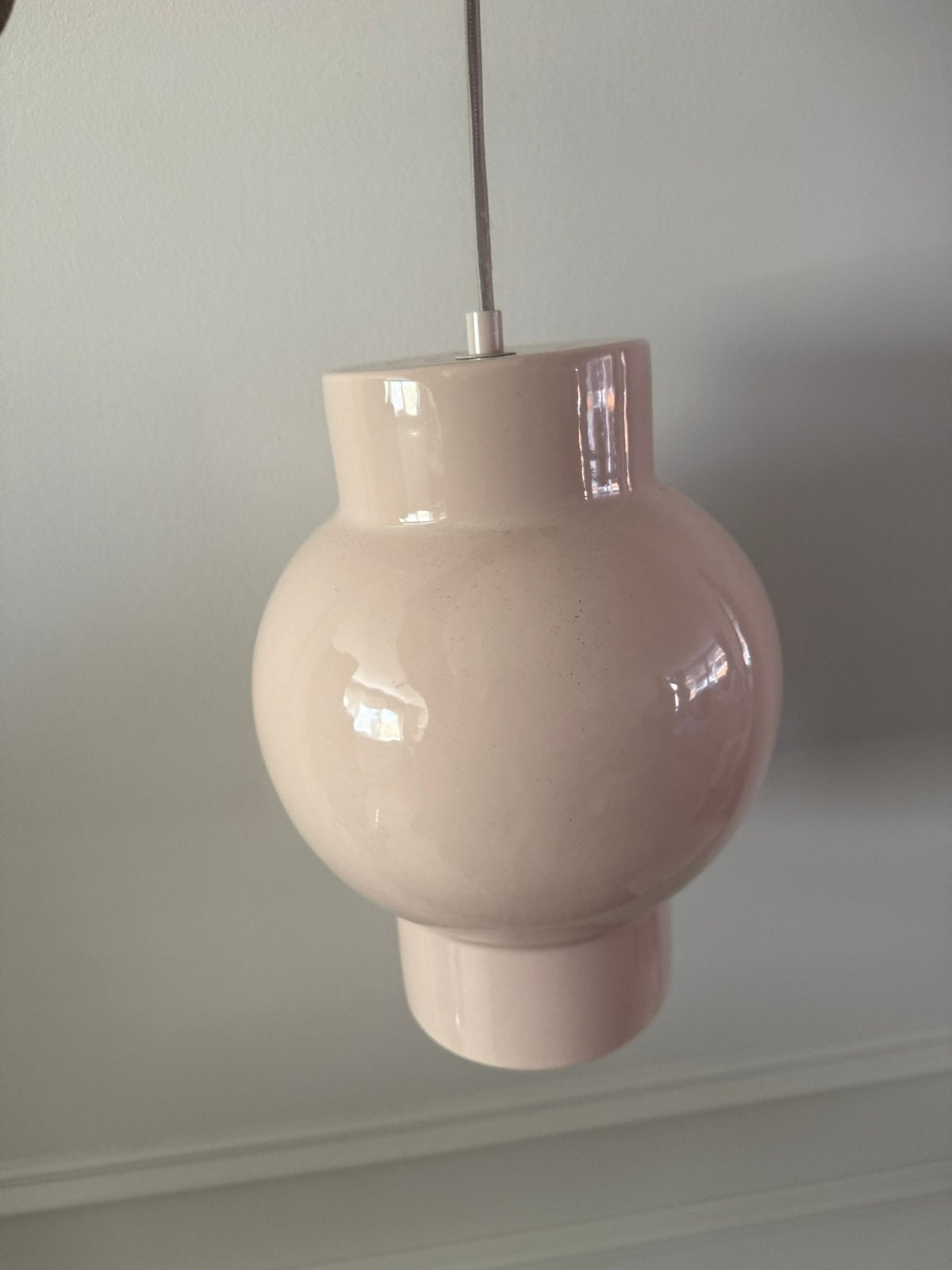 Hanglamp beige, Ophalen, Zo goed als nieuw, Keramiek
