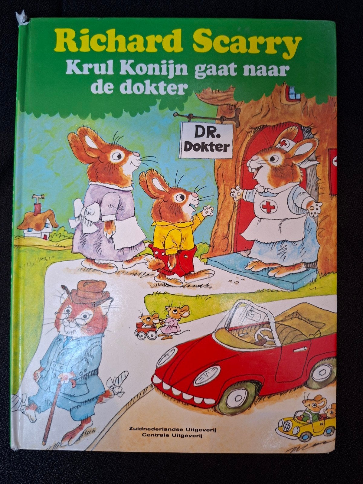 Richard Scarry - Krul Konijn gaat naar de dokter, Ophalen of Verzenden, Gelezen, Richard Scarry, Fictie algemeen
