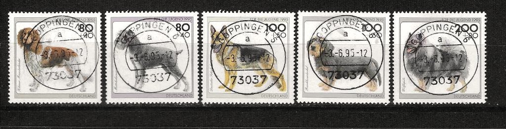 Honden 1 BRD 1797-1801, Ophalen of Verzenden, Gestempeld, Dier of Natuur
