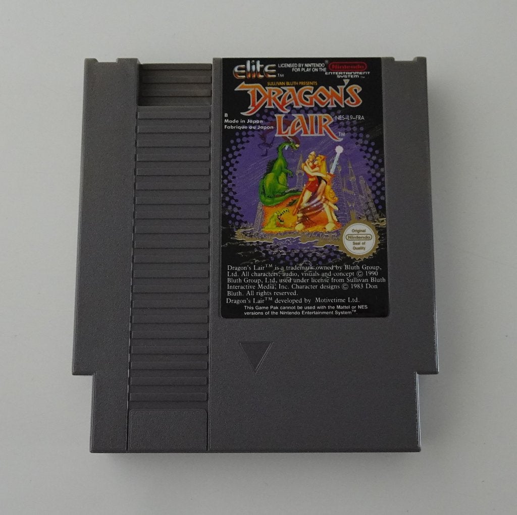 Dragon's Lair voor Nintendo NES, Spelcomputers en Games, 1 speler, Zo goed als nieuw, Vanaf 3 jaar, Ophalen