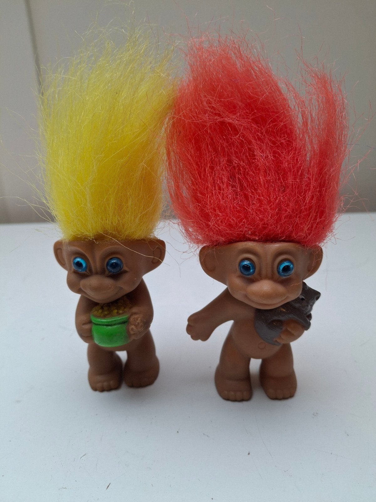 Vintage Trollen Poppetjes Set - Jaren 80/90 Retro, Ophalen of Verzenden, Gebruikt, Jongen of Meisje