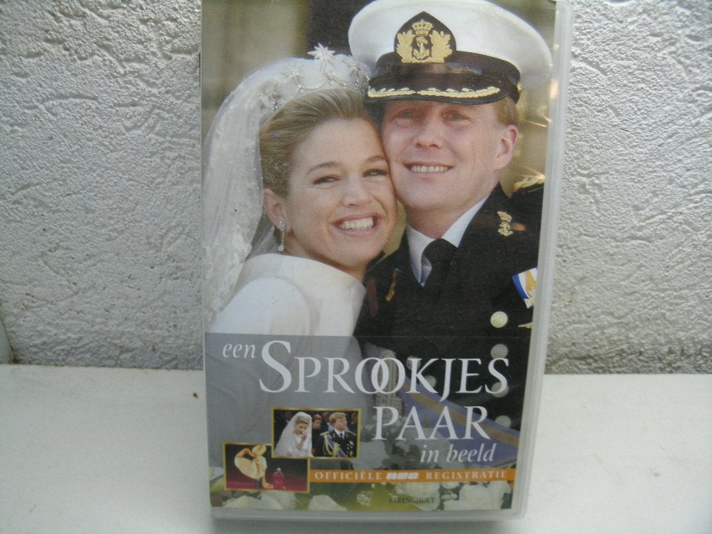 vhs 34a sprookjes paar willem en maxima, Cd's en Dvd's, Alle leeftijden, Ophalen of Verzenden, Gebruikt
