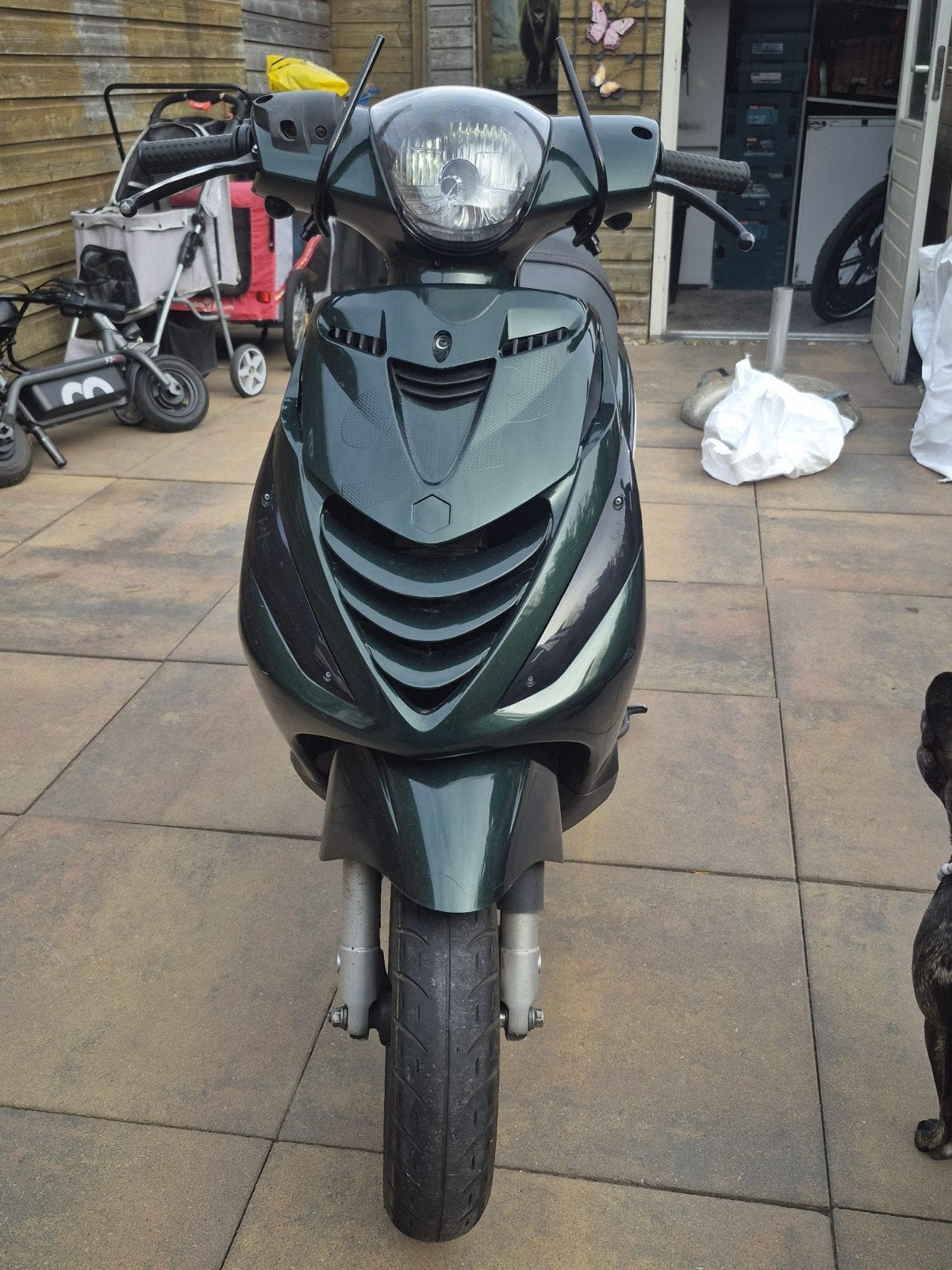 Piaggio Zip Scooter - Groen, 23799 km, Gebruikt, Maximaal 45 km/u, Zip, Ophalen of Verzenden