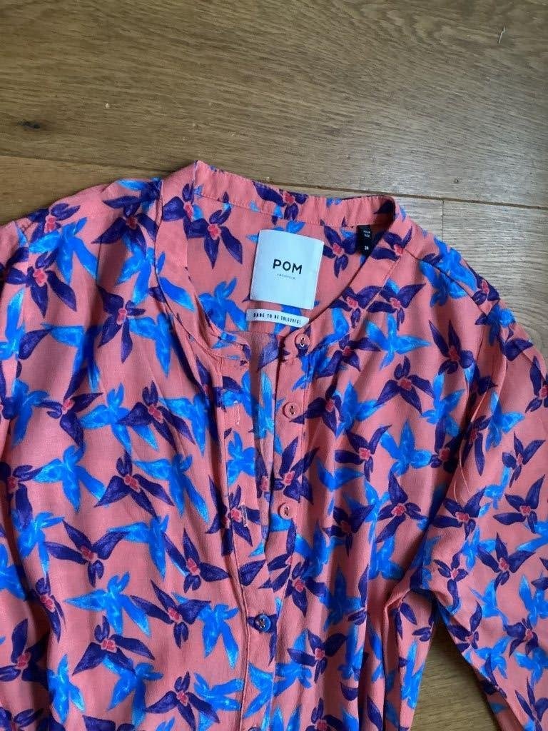 Jurk Pom Amsterdam maat 36, Blauw, Ophalen of Verzenden, Maat 36 (S), Gedragen