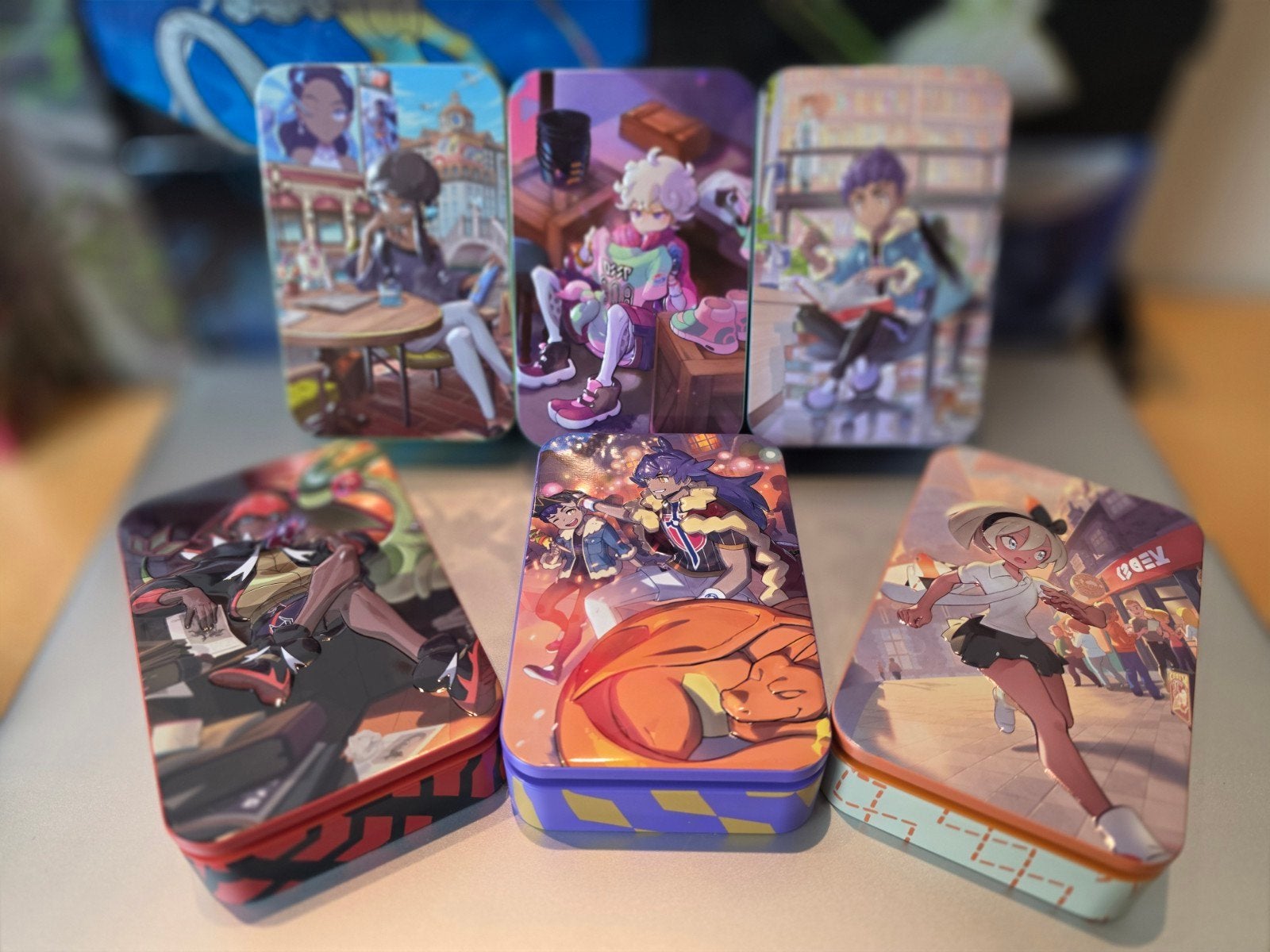 6 Trainer tins met bijbehorende sleeves., Ophalen of Verzenden, Zo goed als nieuw, Overige typen