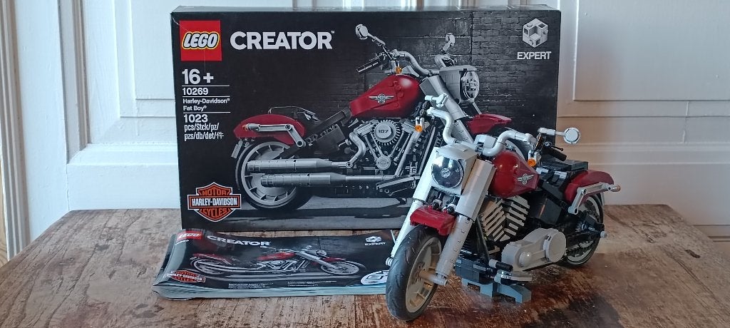 10269	LEGO Creator Expert Harley-Davidson Fat Boy, Compleet, Gebruikt, Lego, Ophalen of Verzenden
