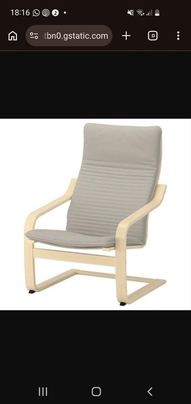 IKEA Poäng fauteuil - gratis zsm ophalen, Huis en Inrichting, Stoelen, Ophalen, Gebruikt, Overige kleuren, Modern, Scandinavisch