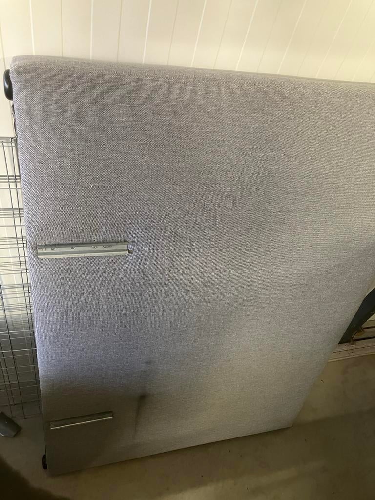 140x200 Bed met opbergruimte en hoofdbord, Ophalen, Gebruikt, Tweepersoons, 140 cm