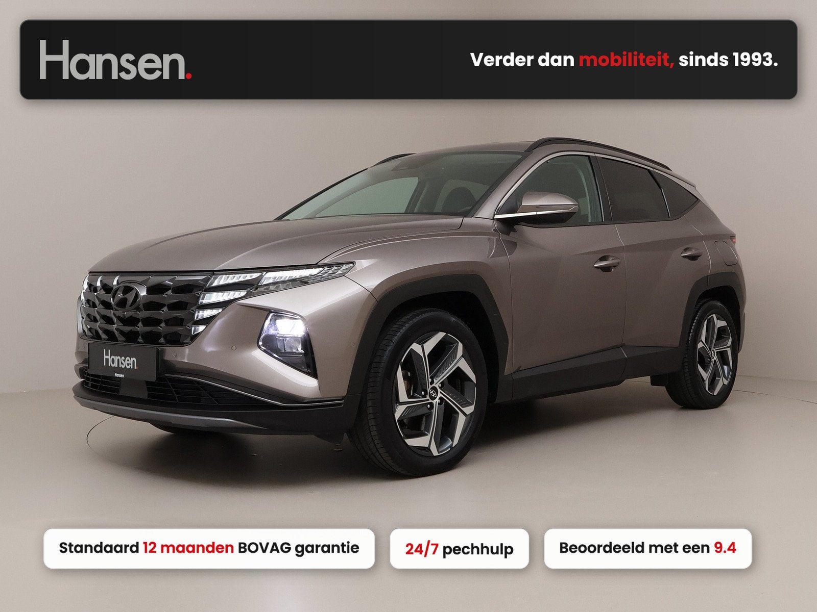 Hyundai Tucson 1.6 T-GDI PHEV Premium 4WD I Adaptive Cruise, Automaat, Gebruikt, Zwart, 4 cilinders
