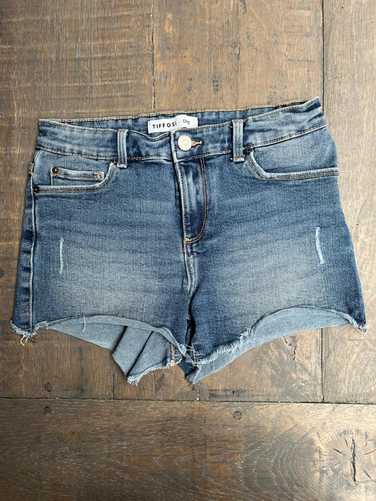 Tiffosi jeans-short, Kinderen en Baby's, Kinderkleding | Maat 146, Ophalen of Verzenden, Gebruikt, Meisje, Broek