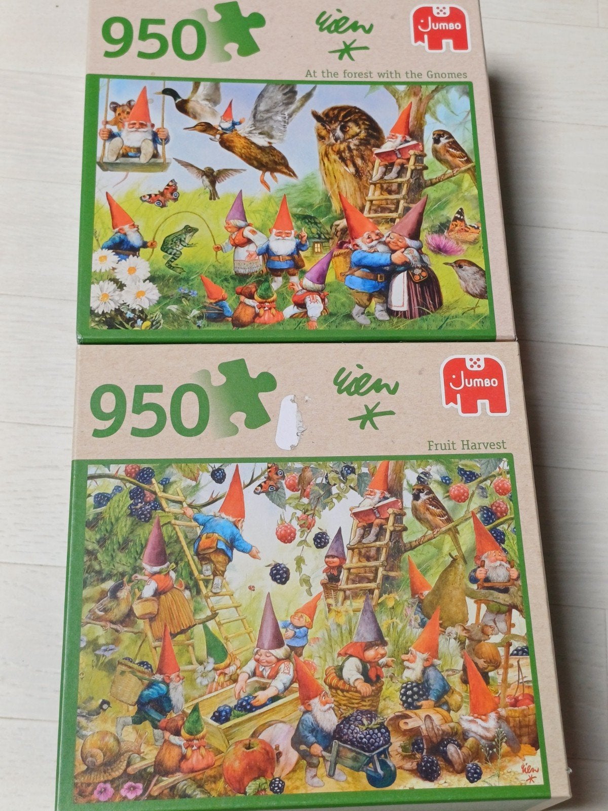2 Rien Poortvliet Puzzels - 950 stukjes per stuk, Ophalen