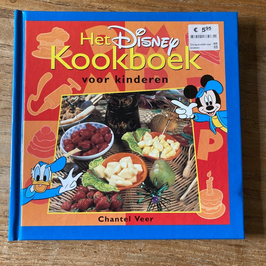Chantel Veer - Het Disney kookboek voor kinderen - 2001, Ophalen of Verzenden, Mickey Mouse, Zo goed als nieuw, Overige typen