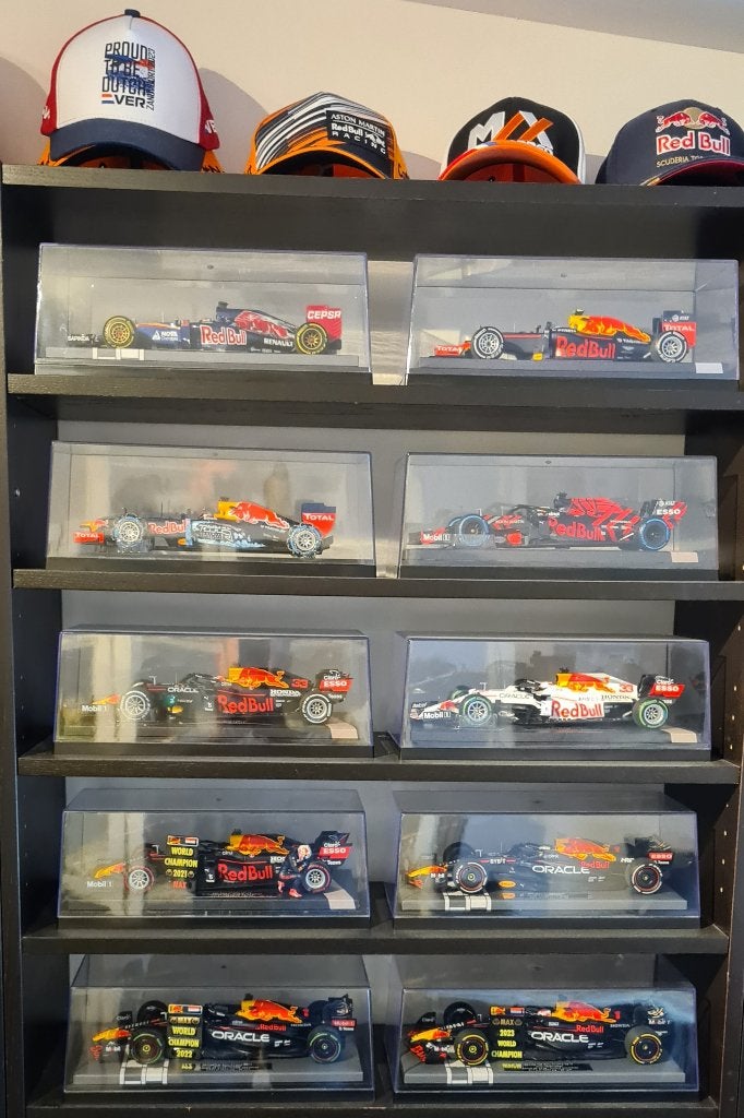 Collectie Max Verstappen 1:18, Hobby en Vrije tijd, Ophalen of Verzenden, Zo goed als nieuw, Auto, MiniChamps