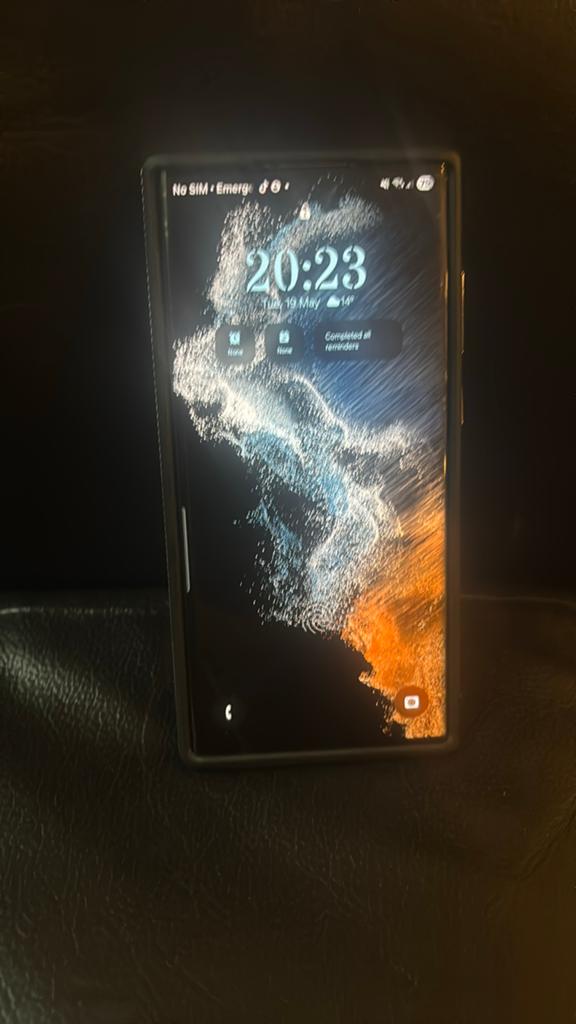 Samsung Galaxy S22 Ultra 256GB Zwart - Zo goed als nieuw, Telecommunicatie, Mobiele telefoons | Samsung, Zwart, Touchscreen, Ophalen of Verzenden