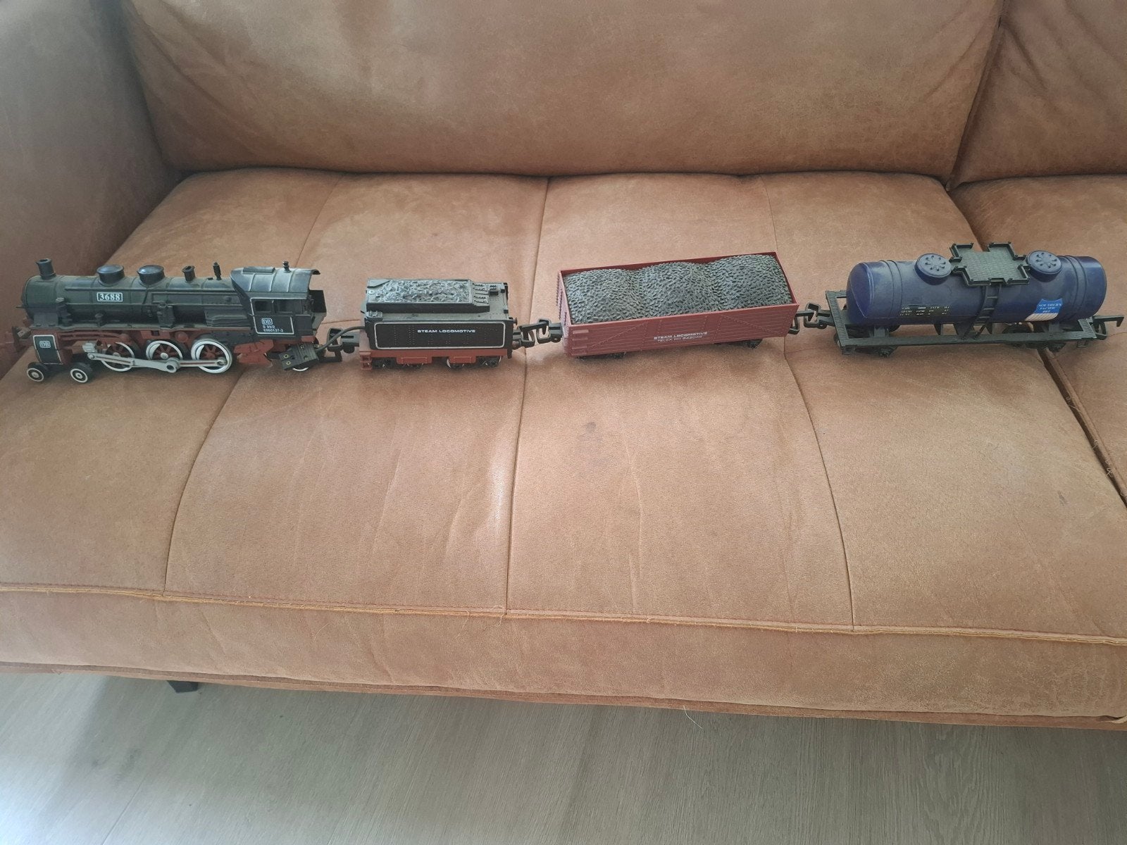 Märklin Stoomlocomotief met Wagons - Gebruikte Treinset, Wisselstroom, Ophalen of Verzenden, Märklin, Gebruikt