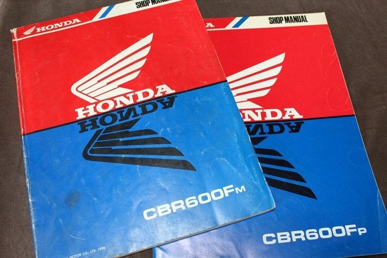 Honda CBR600F 1991 -1992 motorcycle shop manual, Ophalen of Verzenden, Honda