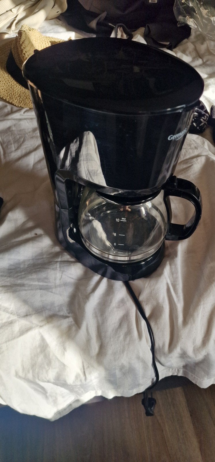 Germatic Koffiezetapparaat - Zwart, 10 kopjes, Gebruikt, 10 kopjes of meer, Koffiemachine, Gemalen koffie