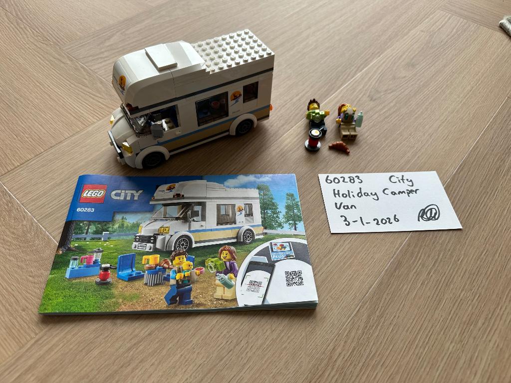 LEGO 60283 Vakantiecamper, City, Lego, Nieuw, Ophalen of Verzenden