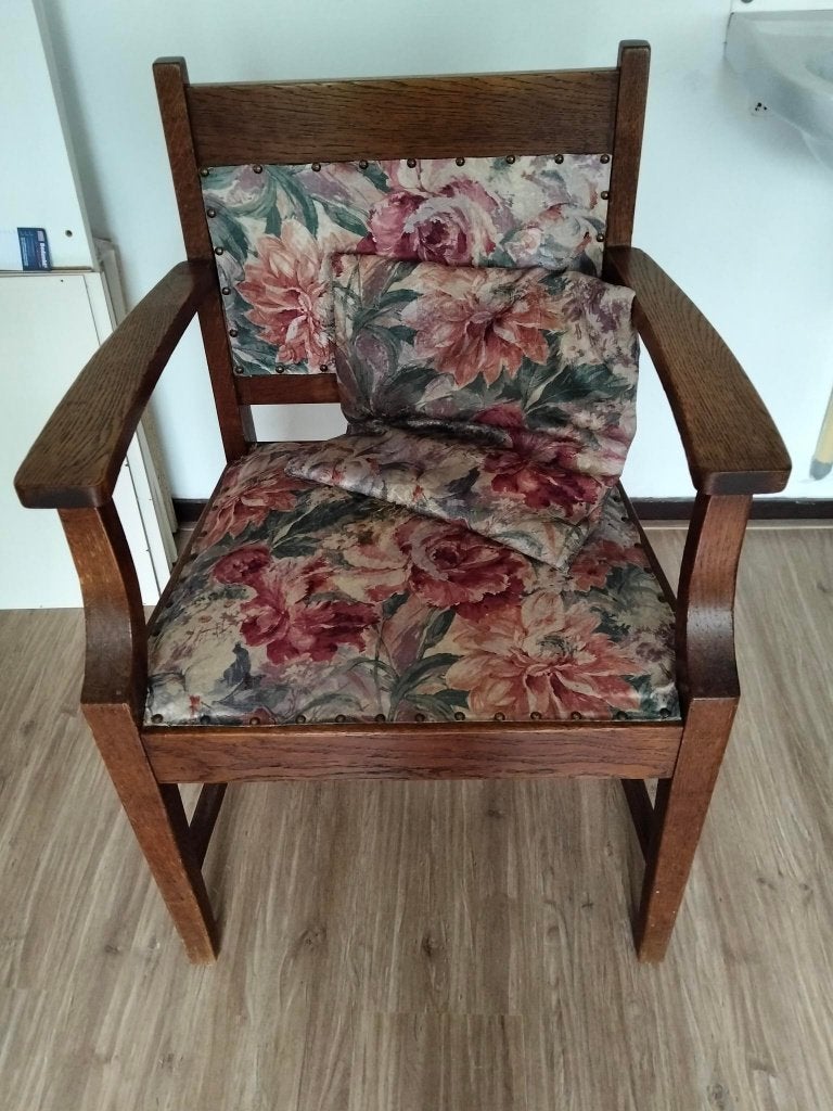 Stoel, Huis en Inrichting, Stoelen, Ophalen, Gebruikt, Bruin, Hout