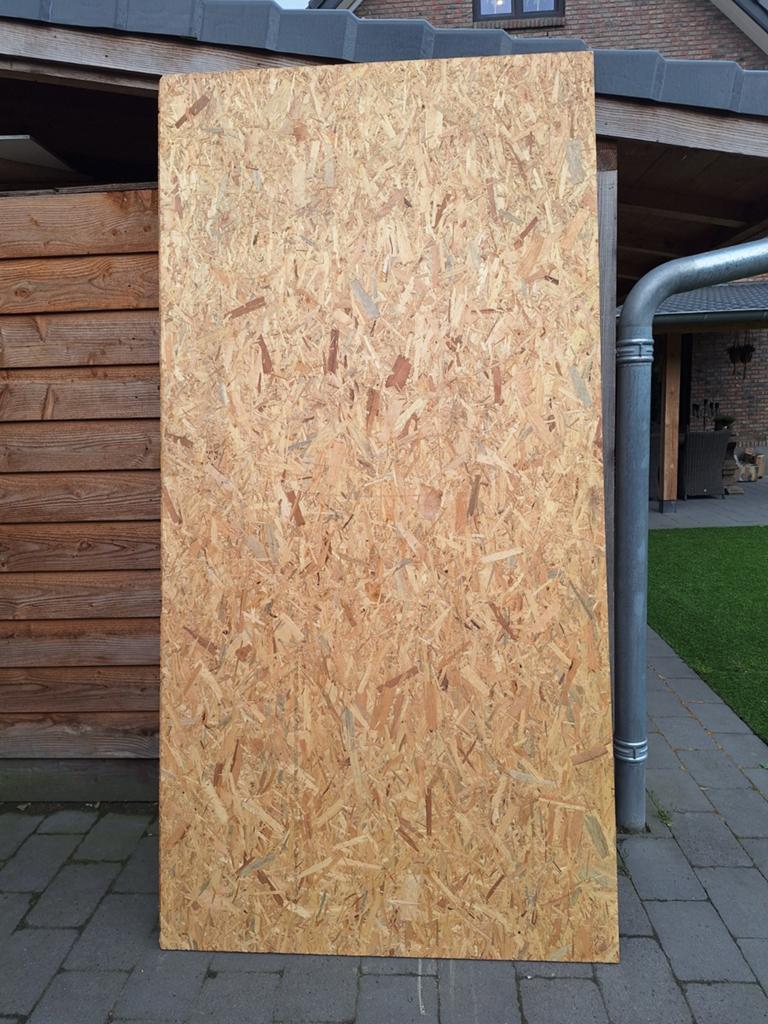 Houten plaat OSB 122x244 cm, Doe-het-zelf en Verbouw, Hout en Planken, Ophalen, Gebruikt, Minder dan 25 mm, Overige typen