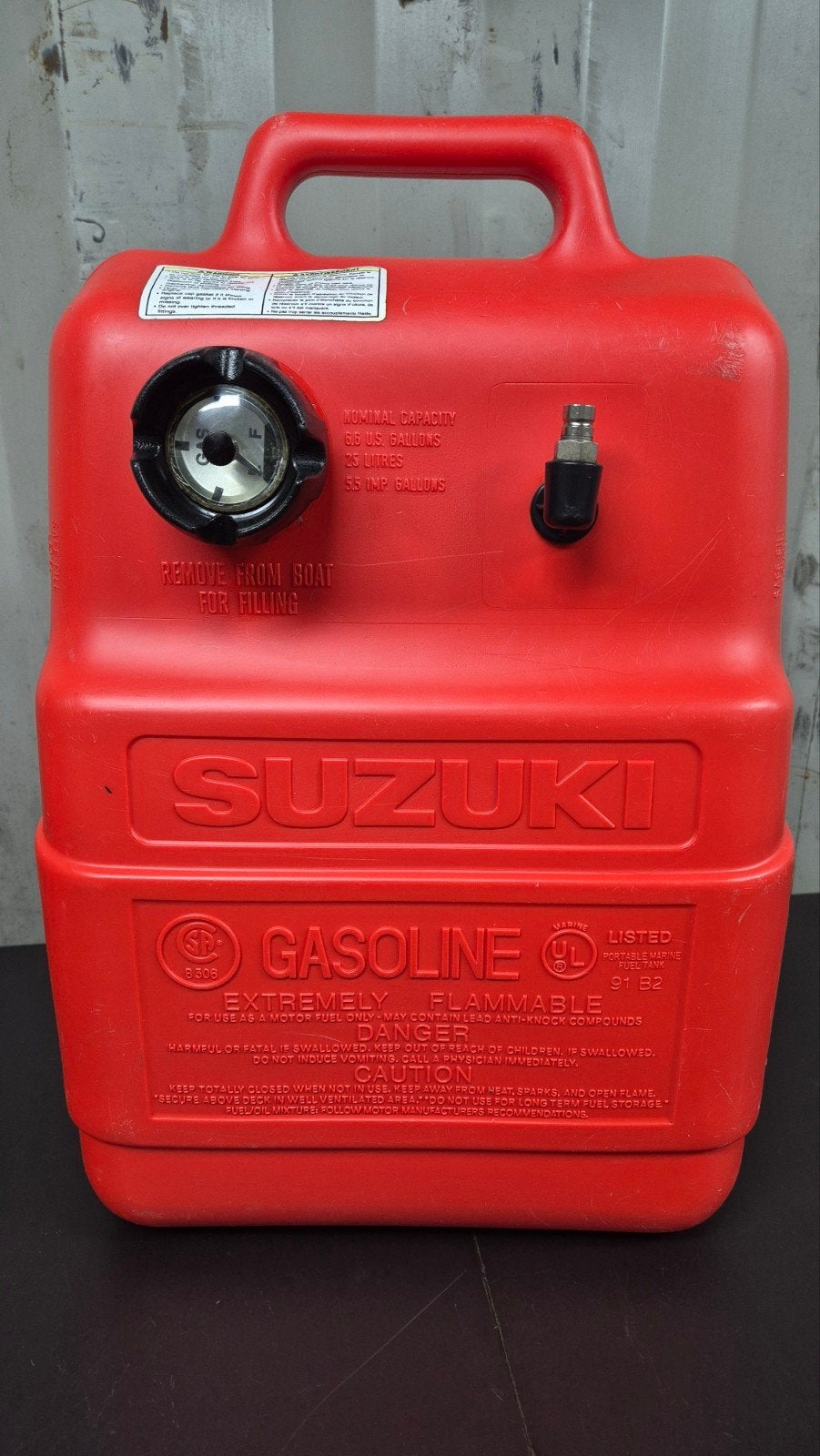 Suzuki 25L Brandstoftank met niveaumeter, Watersport en Boten, Ophalen, Zo goed als nieuw, Motor en Techniek