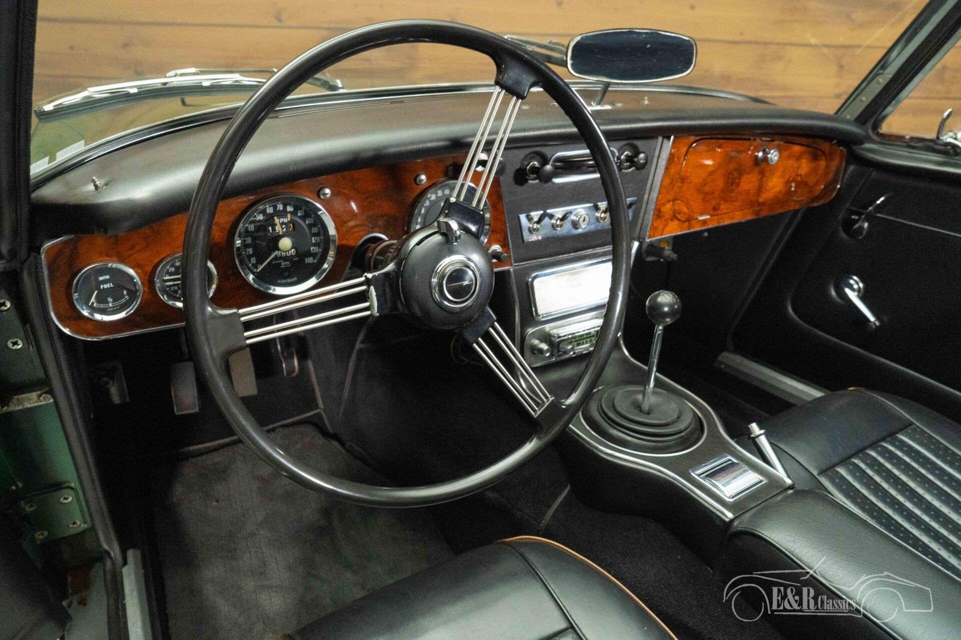 Austin-healey 3000 MK3 Cabriolet | 1965, Auto's, Zwart, Leder, Bedrijf, 2 stoelen