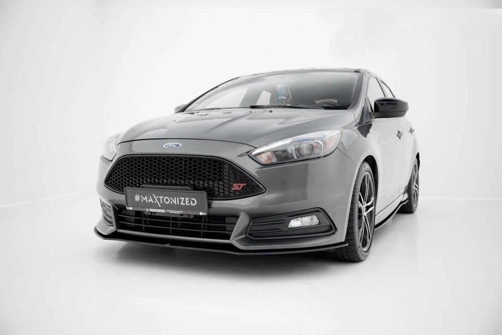 Race Voorlip sideskirts diffuser - Ford Focus ST 15-18, Auto diversen, Tuning en Styling, Ophalen of Verzenden