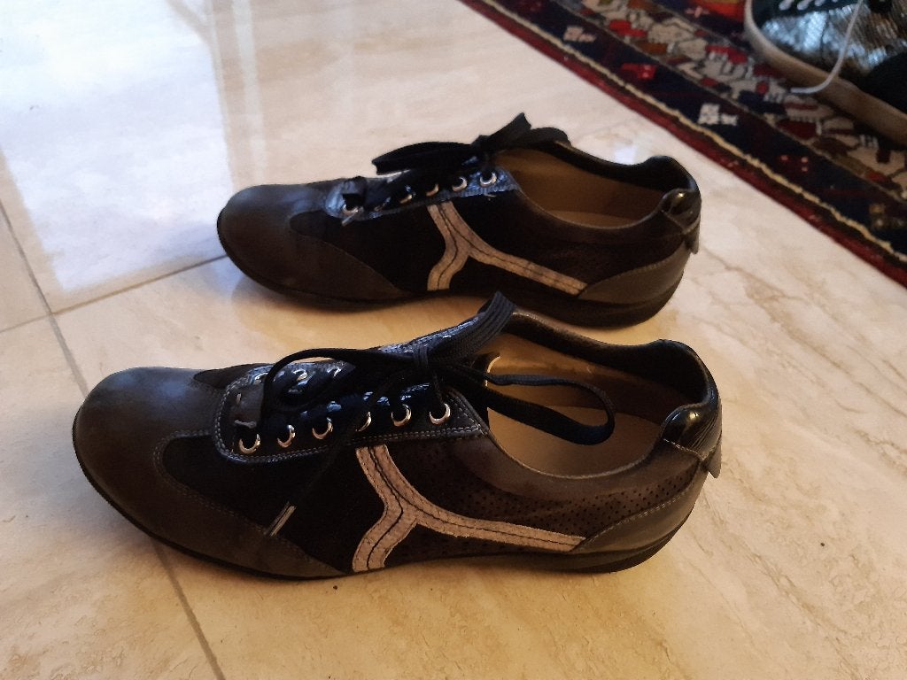 Te koop damesschoen/sneaker merk Hassia, maat 38 / 5, Hassia, Blauw, Ophalen of Verzenden, Sneakers of Gympen