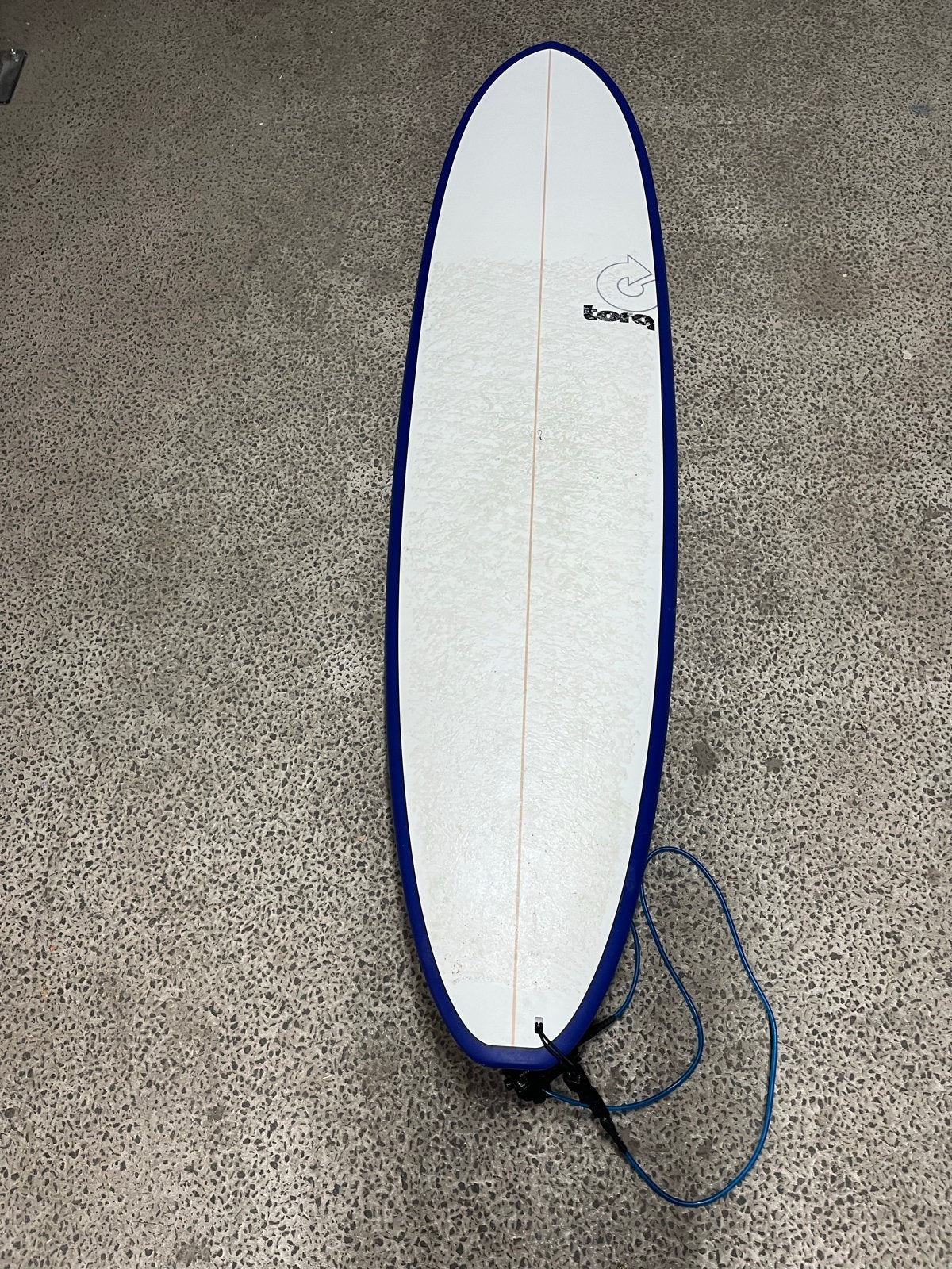 Torq Funboard 7'8" - Compleet met vinnen, leash en tas, Watersport en Boten, Ophalen, Zo goed als nieuw, Funboard, Met vinnen