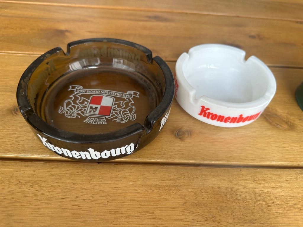 Asbak Heineken Kronenburg, Verzamelen, Biermerken, Ophalen, Gebruikt, Overige typen, Heineken
