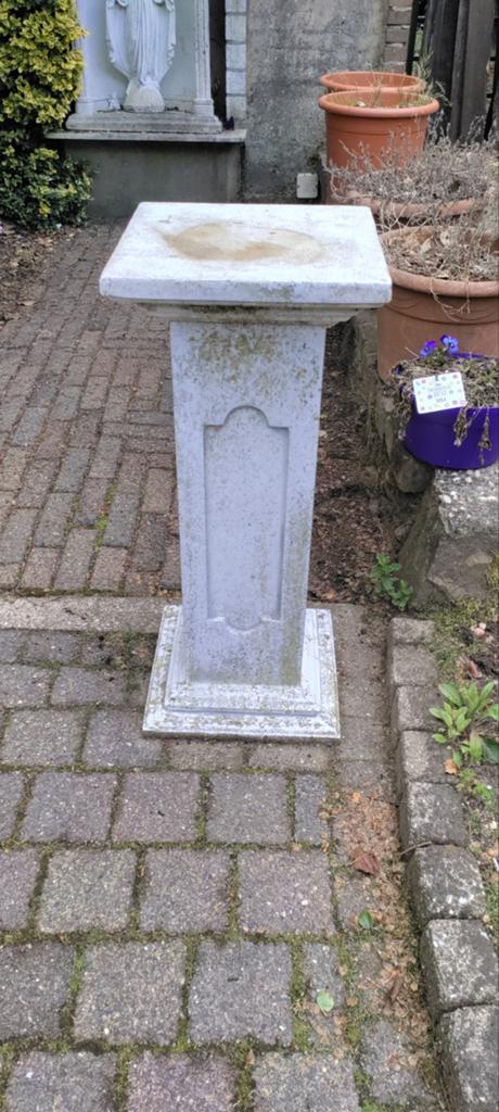 Stenen voet 35 vierkant 80cm hoog, Ophalen, Steen