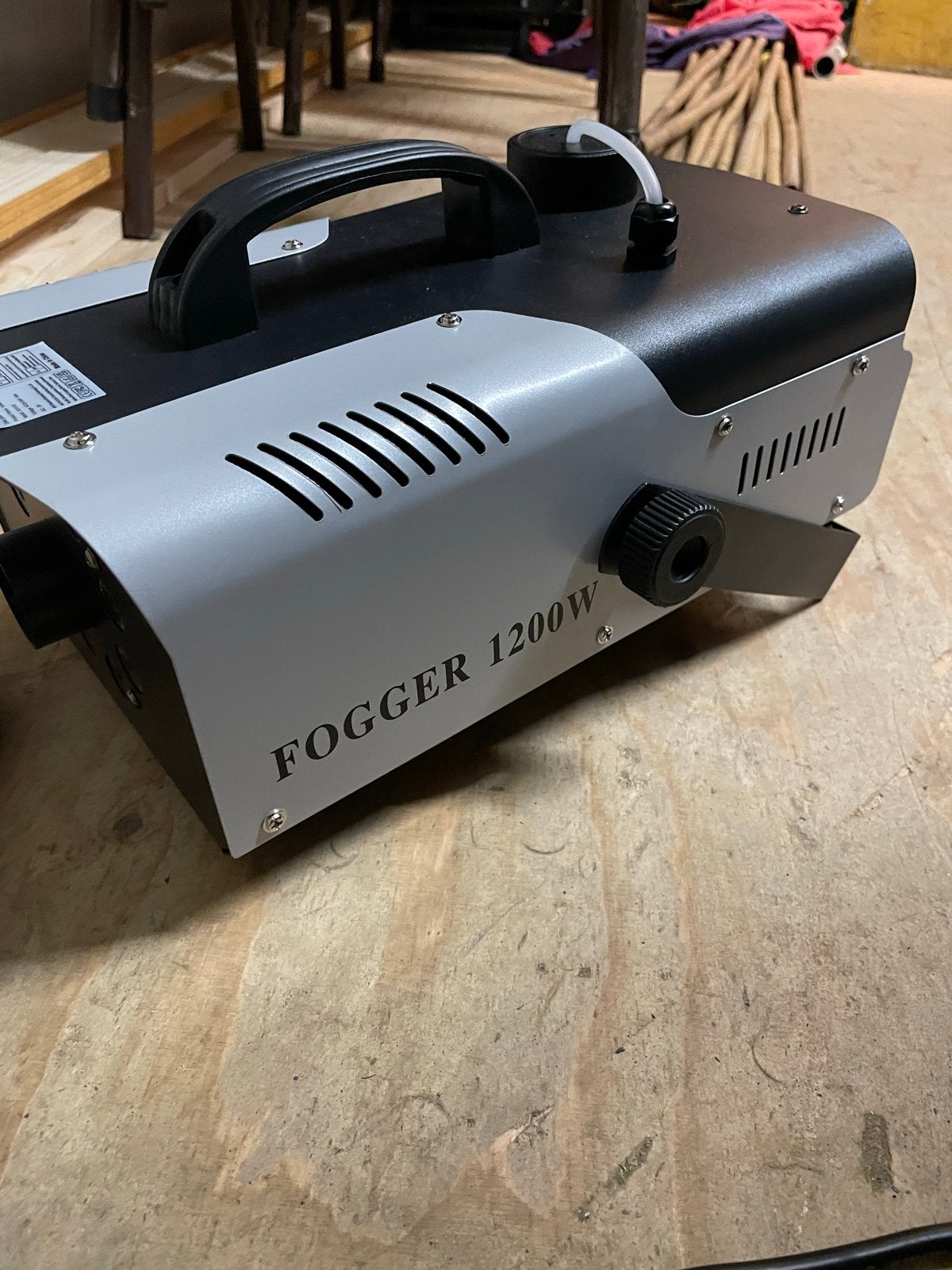 FOGGER 1200W Rookmachine met LED-verlichting, Ophalen of Verzenden, Zo goed als nieuw, Rookmachine, Kleur