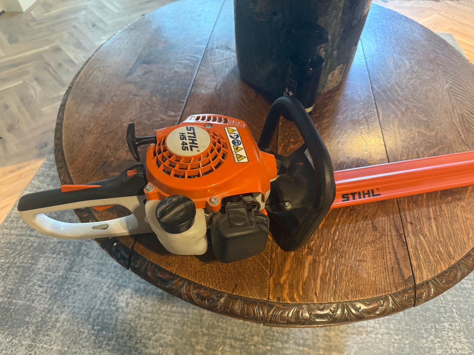 T.E.A.B. | Stihl HS45 Heggeschaar (Als Nieuw), Benzine, Stihl, Stihl, Ophalen of Verzenden