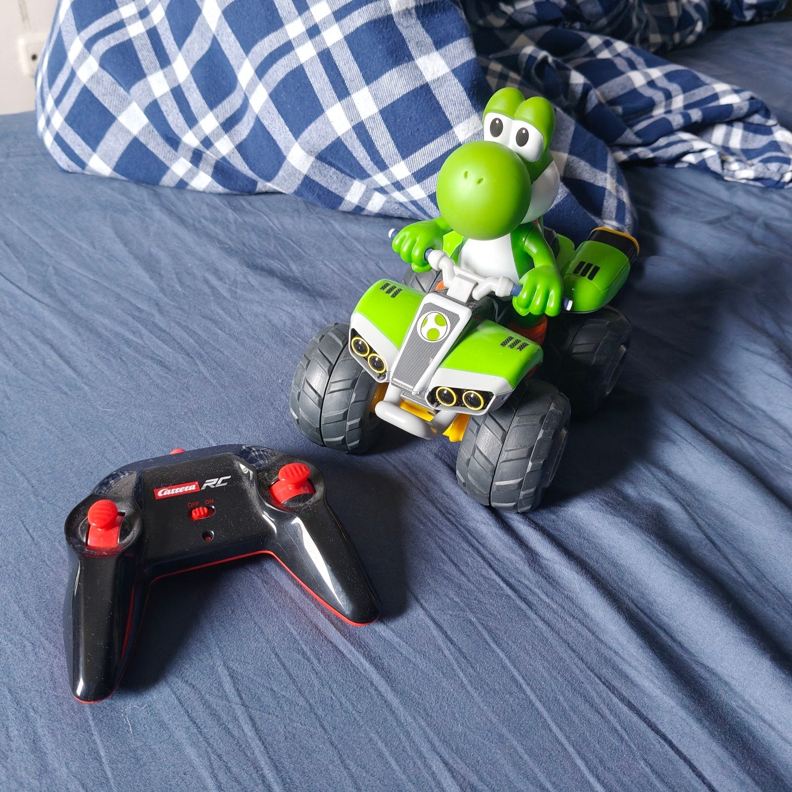 Carrera RC Yoshi Quad - Mario Kart, Gebruikt, Auto offroad, RTR (Ready to Run), Overige schalen