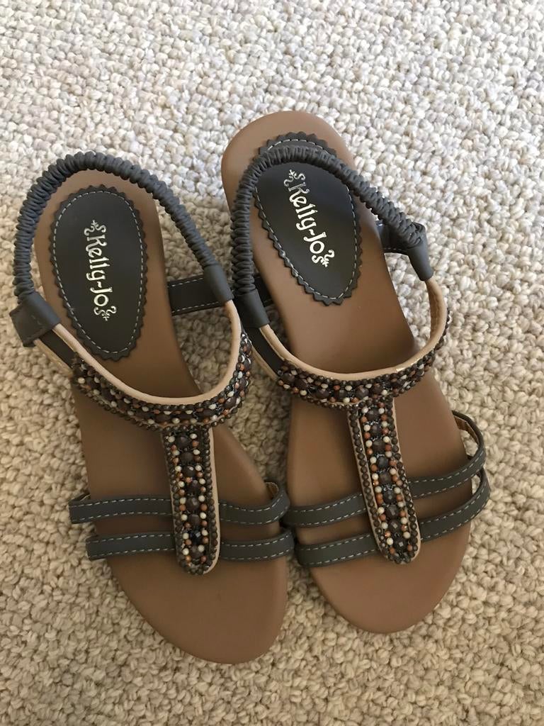 Mooie NIEUWE BOHO stijl sandalen met slee hakje KELLY JOT, Kleding | Dames, Schoenen, Overige kleuren, Nieuw, Sandalen of Muiltjes