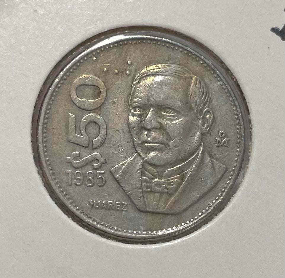 50 pesos Mexico 1985, Ophalen of Verzenden, Noord-Amerika