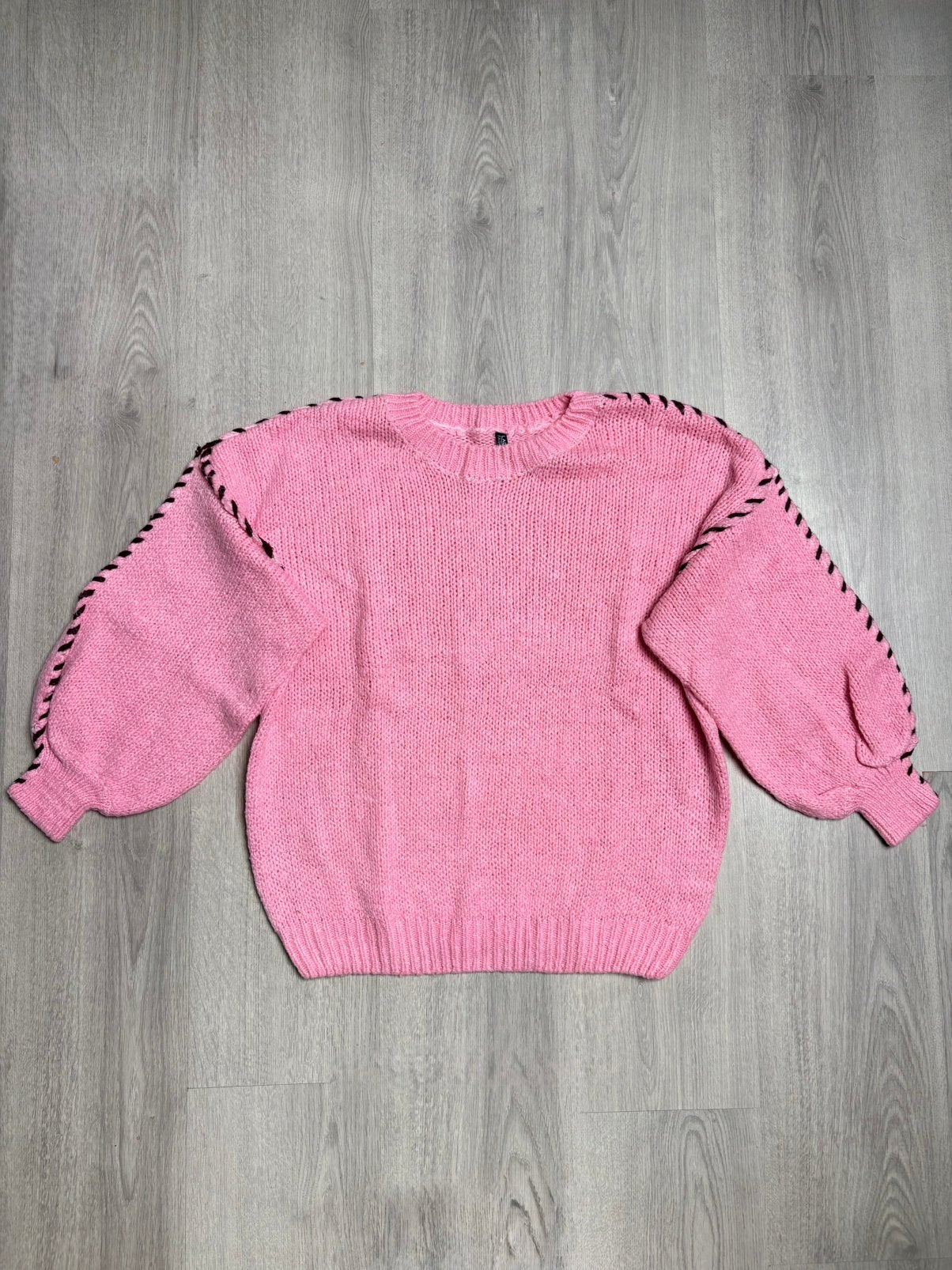 Trui Roze Gebreid Wibra, Kleding | Dames, Ophalen of Verzenden, Zo goed als nieuw, Maat 36 (S), Roze