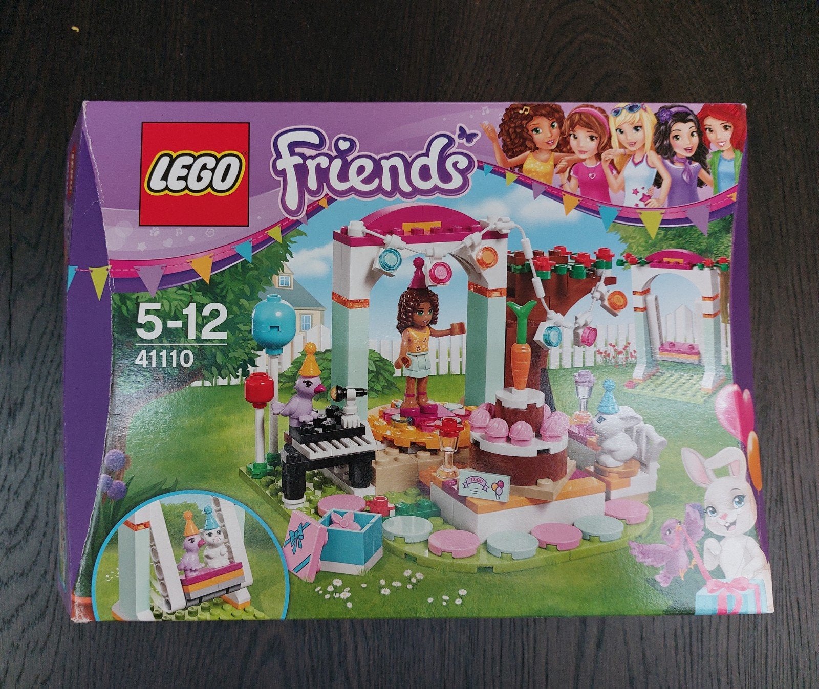 41110 lego friends verjaardagsfeest, Inclusief instructies, Lego, Friends, Ophalen of Verzenden