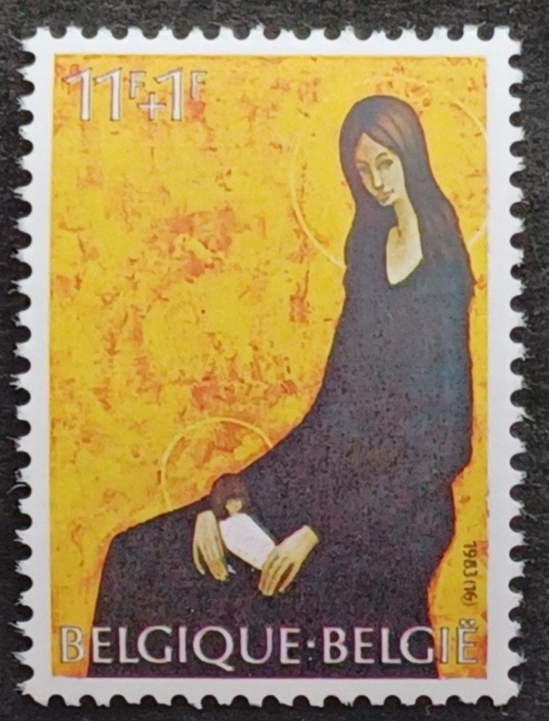 België 1983 - OBP 2107 - Rouwzegel Koning Leopold III, Kerst, Frankeerzegel, Ophalen of Verzenden, Postfris