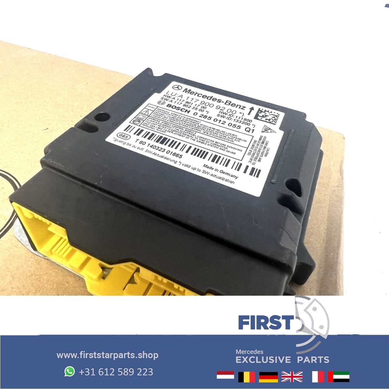 A1179009200 MERCEDES SRS AIRBAG MODULE W117 CLA W176 A W156, Auto-onderdelen, Gebruikt, -, Ophalen of Verzenden, -