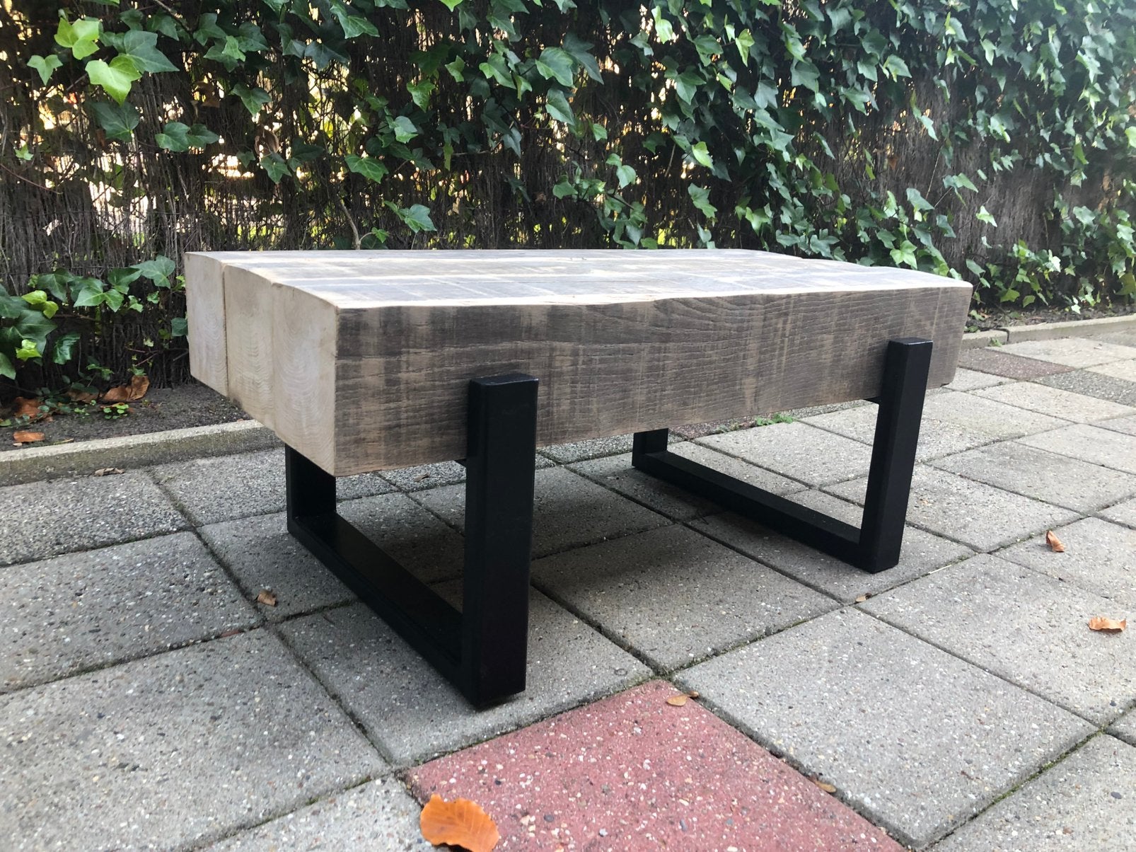 Robuuste eiken balken tafel NIEUW, Eikenhout, Rechthoekig, Nieuw, 200 cm of meer