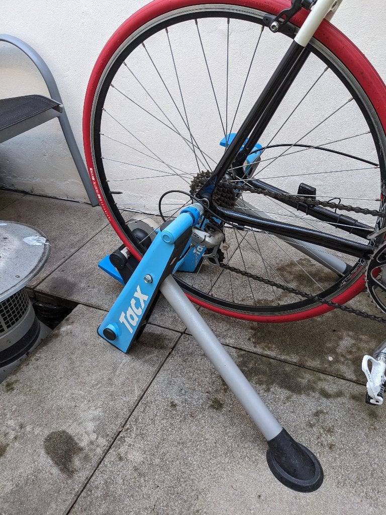 Tacx Blue Motion Fietstrainer + Racefiets, Ophalen, Gebruikt, Overige typen